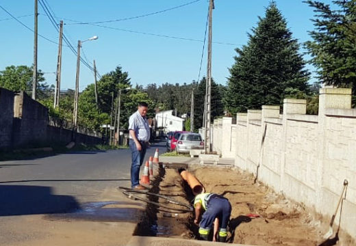 Comezan as obras de construción dunha senda peonil na parroquia de Lamas